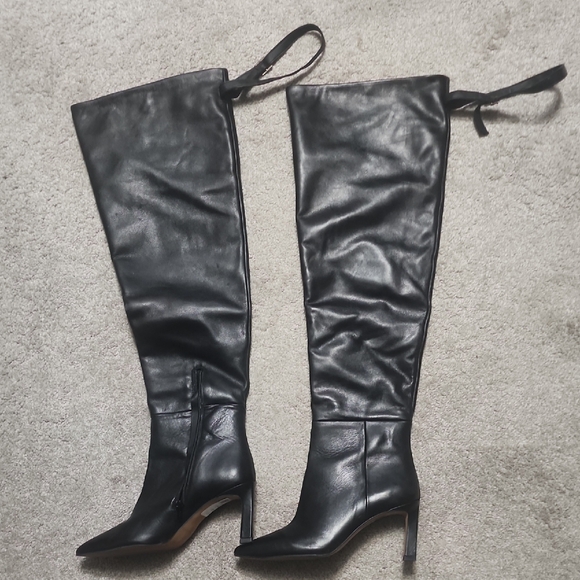 ASOS Shoes - ASOS Black Thigh High Boots